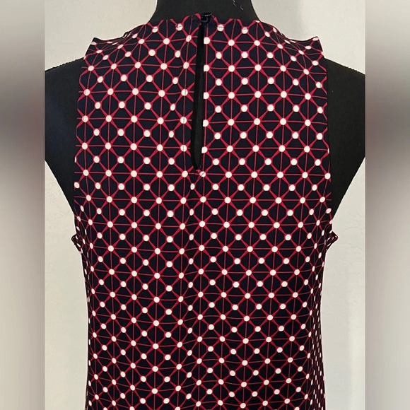 Banana republic size small red white and blue sleeveless dress - Picture 8 of 10